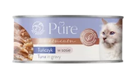 Mokra karma dla kotów - PetRepublic Pure tuńczyk w sosie 80g - miniaturka - grafika 1