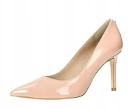 Czółenka - GUESS CZÓŁENKA DAMSKIE LAKIEROWANE NA SZPILCE SKÓRZANE 40 4AA - miniaturka - grafika 1