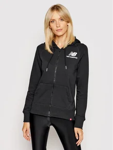 New Balance Bluza Essentials WJ03530 Czarny Relaxed Fit - Bluzy damskie - miniaturka - grafika 1