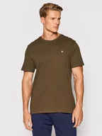 Koszulki męskie - Lyle & Scott T-Shirt Plain TS400VOG Zielony Regular Fit - miniaturka - grafika 1