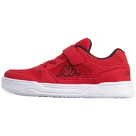 Buty dla dziewczynek - Buty dziecięce Kappa Dalton Czerwone 260779K-2011 28 - miniaturka - grafika 1