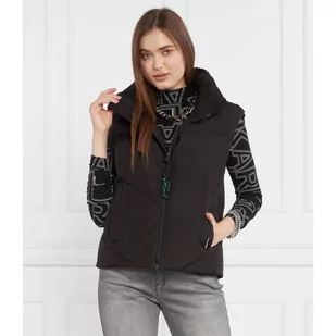 Karl Lagerfeld Puchowy bezrękawnik | Regular Fit - Kamizelki damskie - miniaturka - grafika 1