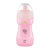Kubki dla dzieci - MAM 12m+ Kubek niekapek Sport Cup 330ml RÓŻOWY - miniaturka - grafika 1