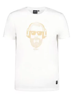 Koszulki sportowe męskie - Icepeak Koszulka funkcyjna "Akera" w kolorze białym - grafika 1