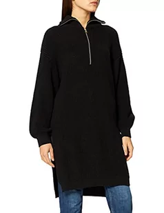 NA-KD Side Slit z dzianiny sweter damski, czarny, XXS - Swetry damskie - miniaturka - grafika 1