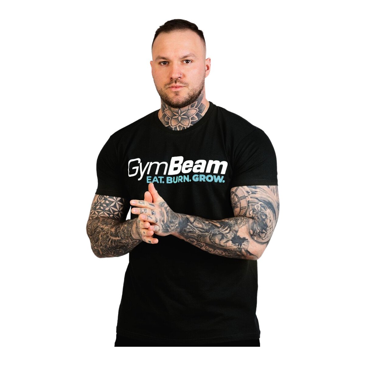 Koszulka męska GymBeam Grow T-shirt Black L