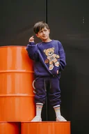 Bluzy dla chłopców - Dres oversize Brandon Teddy - miniaturka - grafika 1