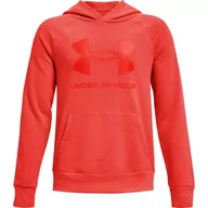 Bluzy dla dziewczynek - Bluza chłopięca Under Armour RIVAL FLEECE HOODIE - miniaturka - grafika 1