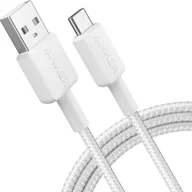 Kable USB - Kabel USB Anker Anker 322 USB-A to USB-C Cable Nylon, 1.8M, Baltas Anker - miniaturka - grafika 1