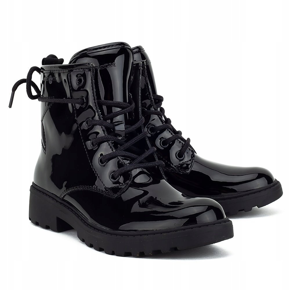 GEOX BUTY DZIECIĘCE LAKIERKOWE CZARNE NA ZAMEK 41 1Ż7F