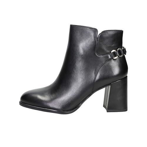 Tamaris Damskie botki na obcasie 1-25346-45, czarne, 40 EU, czarny, 40 EU