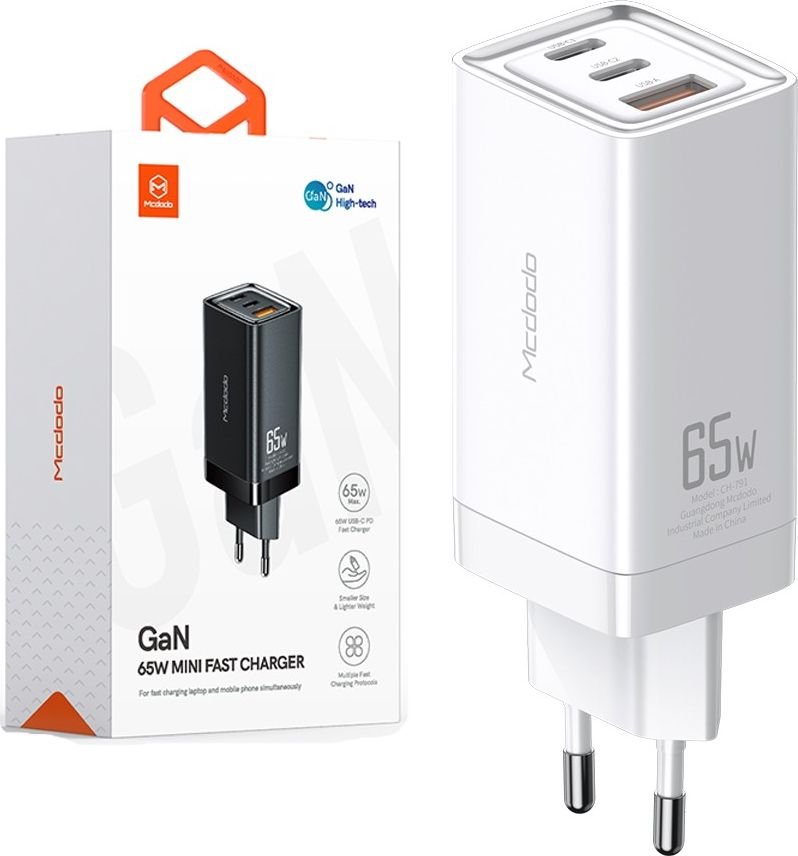 Ładowarka Mcdodo Mini 1x USB-A 2x USB-C 4.5 A