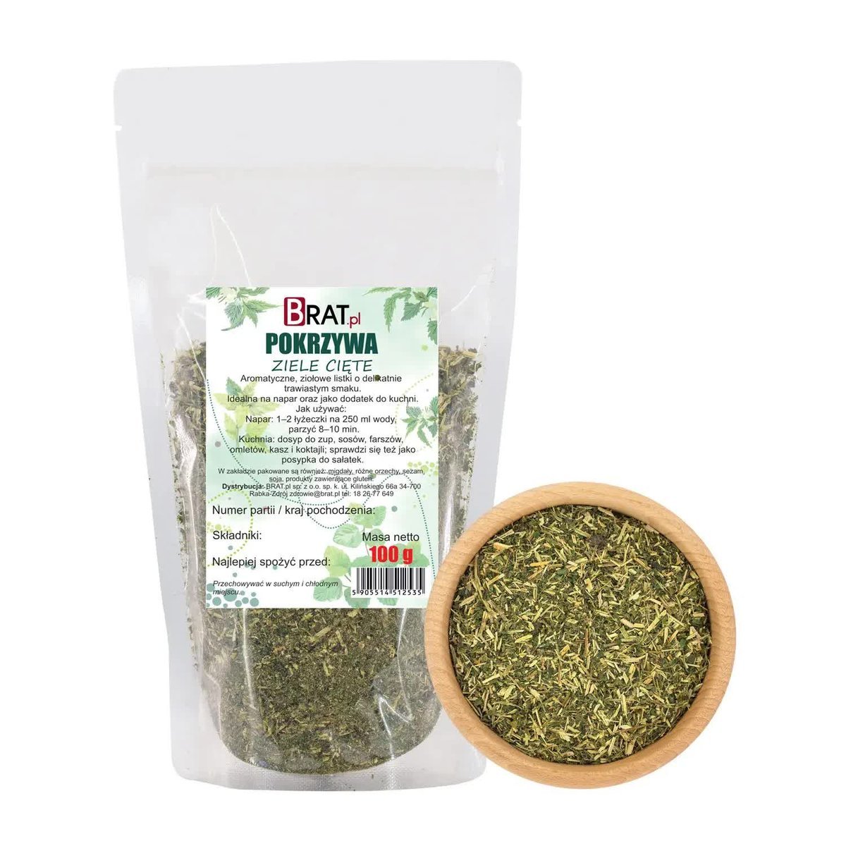 Pokrzywa - ziele cięte 100g