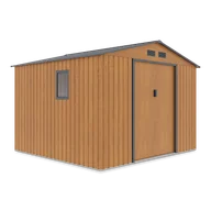 Altany ogrodowe - Domek Na Narzędzia Hudson 277X255Cm Oak Grey - Hardmaister - miniaturka - grafika 1