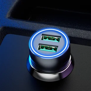 Dudao szybka ładowarka samochodowa 2 x USB 3A 18W szary (R4+) - Ładowarki samochodowe - miniaturka - grafika 8