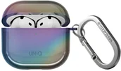Akcesoria do słuchawek - UNIQ Iridescia do AirPods 4 Hang Case midnight quartz - miniaturka - grafika 1