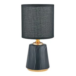 Dekoracyjna lampa stołowa w czarnym kolorze HS8605-BL z serii STOŁOWA - Lampy stojące - miniaturka - grafika 1