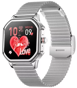 Hagen HC84.111.1411 HC84 Srebrny - Smartwatch - miniaturka - grafika 1