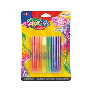 Colorino Klej brokatowy 10,5 ml rainbow - Przybory szkolne - miniaturka - grafika 2