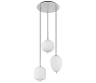 Lampy sufitowe - Globo 15345-3NO - Żyrandol na lince BLACKY 3xE14/40W/230V chrom - miniaturka - grafika 1