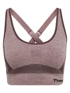 Koszulki sportowe damskie - Hummel Top sportowy "Clea Seamless" w kolorze bordowym - miniaturka - grafika 1