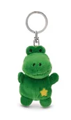 Plecaki - Breloczek Żaba z Gwiazdką 5cm - zielony - Lojalny towarzysz dla wszystkich grup wiekowych z karabińczykiem, idealny do plecaka, torby, smyczy lub kluczy 62094 - miniaturka - grafika 1