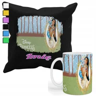 Gadżety dla niej i dla niego - ZESTAW KUBEK + POSZEWKA Z NADRUKIEM-DLA FANA PREZENT PRINCESS +IMIĘ - miniaturka - grafika 1