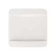 Talerze - Talerz do serwowania kwadratowy Manufacture Rock blanc Villeroy & Boch - miniaturka - grafika 1