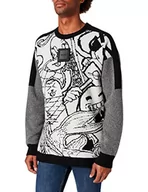 Swetry męskie - Hugo Boss Ratoni sweter męski, casual, 50462428, biały, S, White100, S - miniaturka - grafika 1
