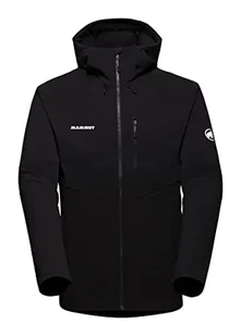 Mammut 1011-01910-0001 Męska kurtka softshell 1011 Ultimate Comfort, czarna, regular, czarny, L - Kurtki męskie - miniaturka - grafika 1