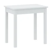 Stoły - Stół Sendi 75X55 Biały - miniaturka - grafika 1