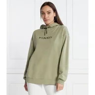Bluzy damskie - Pinko Bluza | Loose fit - miniaturka - grafika 1