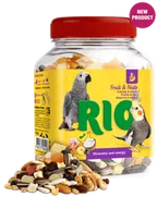 Przysmaki dla ptaków - RIO Mix owoców i orzechów 160g [22250] - miniaturka - grafika 1