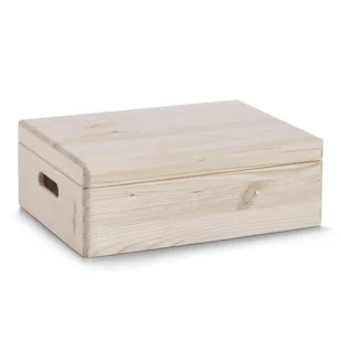 Zeller 13325 pudełko, drewno, naturalny, 30 x 20 cm, 40 x 30 x 14 cm 13326 - Pudła i pojemniki do przechowywania - miniaturka - grafika 1