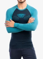 Bluzy sportowe męskie - Bluza termoaktywna Dynafit Speed Dryarn L/S Tee - storm blue - miniaturka - grafika 1