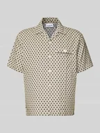 Koszule męskie - Koszula casualowa o kroju relaxed fit z mieszanki bawełny i wiskozy - miniaturka - grafika 1