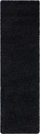 Dywany - Dywan, Chodnik SOFFI shaggy 5cm - do kuchni, przedpokoju, na korytarz czarny 60x300 cm - miniaturka - grafika 1