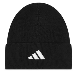 Czapka adidas New Logo Beanie JM0428 Czarny - Czapki męskie - miniaturka - grafika 1