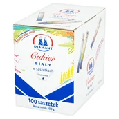 Cukier i słodziki - Diamant Cukier biały w saszetkach 500 g (100 saszetek) - miniaturka - grafika 1