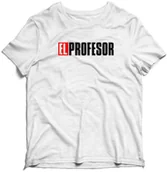 Gadżety dla niej i dla niego - KOSZULKA DOM Z PAPIERU LA CASA DE PAPEL MĘSKA EL PROFESOR - miniaturka - grafika 1