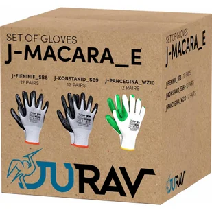 J-MACARA_E - Zestaw rękawic JURAV - Rękawice robocze - miniaturka - grafika 1