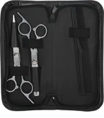 Noże kuchenne - Zestaw nożyczek fryzjerskich, nożyczki fryzjerskie, zestaw nożyczek do strzyżenia włosów, grzebień do strzyżenia włosów, nożyczki do strzyżenia włosów, nożyczki do przerzedzania włosów, grzebień fryzjerski - miniaturka - grafika 1