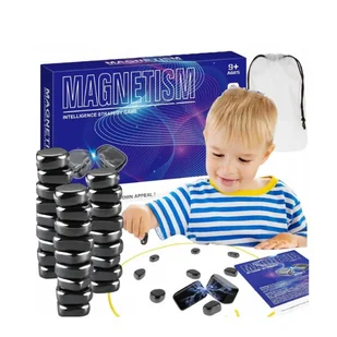 36sztuk Kamienie Magnetyczne, Gra edukacyjna Gra rodzinna Gra strategiczna magnesy - Zabawki kreatywne - miniaturka - grafika 1