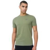 Koszulki męskie - Koszulka męska bawełniana 4F 4FWSS25TTSHM3096-44S Zielony Roz. 5XL - miniaturka - grafika 1