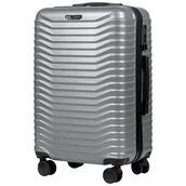 Walizki - Walizka ŚREDNIA WINGS PC SEA EAGLE 24" SILVER - miniaturka - grafika 1