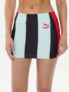 Puma Spódnica mini DUA LIPA 671256 Kolorowy Slim Fit - Spódnice - miniaturka - grafika 1