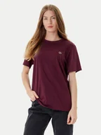 Koszulki i topy damskie - TWINSET T-Shirt 252TP2057 Bordowy Loose Fit - miniaturka - grafika 1