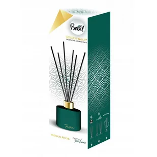Dramers Brait Home Parfum Sticks Patyczki odświeżające + Olejek Golden Valley 100ml - Odświeżacze powietrza - miniaturka - grafika 1