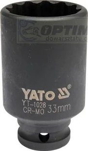 Yato nasadka udarowa do piast długa 1/2x33mm YT-1028 - Nasadki do elektronarzędzi - miniaturka - grafika 1