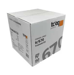 Kabel koncentryczny RG6 TC'EQ 1,02 CU pullbox 305m - Kable - miniaturka - grafika 1